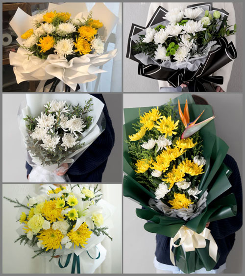 山东青岛莱西市水集街道隋家屯村白事花束代送